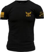 Grunt Style Ghost Pirate USN Men's T-Shirt - Image 3