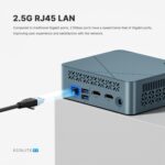 Mini PC E3, Intel Twin Lake N150 Mini Computers Full-Featured USB-C, 16GB DDR4 RAM, 512GB NVMe SSD, 4K Triple Display, 2.5G Gigabit Ethernet Desktop Computers for Office Business - Image 8