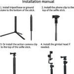Golf Tripod and Monopod Selfie Stick with Ground Spike Stake, Golf Swing Analyzer Phone Holder for Training Aid, Golf Selfie Stick Tripod for Recording Swings - Image 8