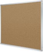Mead Classic Cork Bulletin Board, 24" x 18", Corkboard, Aluminum Frame (85360) - Image 4