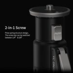 YC Onion Pineta Pro Carbon Fiber Monopod with FH60 Fluid Head and Pedal Base, Light Stand Lightweight Travel Monopod with Quick Release Plate for Sony Canon Nikon DSLR Cameras, Gimbal and etc - Image 5