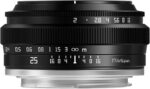 TTArtisan 25mm F2 Wide-Angle APS-C Camera Lens Large Aperture Manual Fixed Camera Lens Compatible with Fuji X-Mount Cameras X-A2 X-A2 X-A3 X-A5 X-A7 X-H1 XT1 X-T2 X-T3 X-T20 X-T30 X-T100 X-T200 X-PRO1 - Image 2