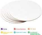 DecoPac Round Cake Board, Waxed Greaseproof finish, Sturdy Corrugated Cake Board, Pack of 6, White - 10 Inch - Image 3