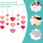 50 Pack White Foam Board, 11"x 14", 1/8" Thick Foam Core Baking Poster Boards Polystyrene Mat Sign Center Foams Board Sheet for School Crafts Office Art Display Prints Presentation - Image 6