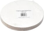 DecoPac Round Cake Board, Waxed Greaseproof finish, Sturdy Corrugated Cake Board, Pack of 6, White - 10 Inch - Image 5