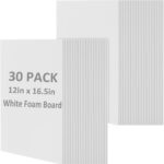 30 Pack White Foam Board for Projects, 12 x 16.5Inch Foam Core Baking Board Mat Board Center, 3/16Inch Thick Polystyrene Foam Sheet for School, Presentation, Signage & Art Crafting - Image 2