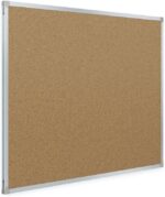 Mead Classic Cork Bulletin Board, 24" x 18", Corkboard, Aluminum Frame (85360) - Image 2