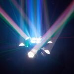 Moving Head DJ Lights, 150W 6 Arms Party Light RGBW 4in1 LED Disco Lights DMX512 & Sound Activated with Mixed Stage Lighting Effects for DJ Club Bar KTV Wedding Festival Live Show - Image 6