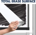 Quartet Easel, Magnetic, 6' x 4', Reversible, Whiteboard/Flipchart, Prestige 2 Mobile Presentation, Graphite Frame (ECM64P2) - Image 3