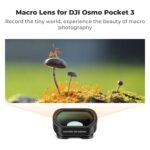 K&F Concept 10X Macro Lens Compatible with DJI Osmo Pocket 3, Close Up Filter HD Macro Photography Lens, Magnetic Attach/Multi-Coated/Optical Glass - Image 4