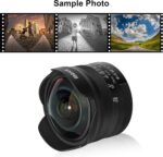 Meike 7.5mm F2.8 Large Aperture Ultra Wide Circular fisheye Lens Manual Focus Lens Compatible with Compatible with Panasonic Lumix Olypums M43 Mount Mirrorless Cameras GH4 GH5 GH6 - Image 6