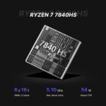 Reatan A6 Mini Gaming PC AMD Oculink Ryzen 7 7840HS (8C/16T, up to 5.1GHz) Mini Desktop Computer, 32GB DDR5 5600MHz 1TB PCle4.0 SSD Mini PC, Quad Display&Dual 2.5G RJ45&HDMI/DP/USB-C, WiFi 6E, BT 5.2 - Image 6