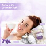 Lavender Spa Gifts Set, 11 Pcs Bath Gift Set for Women, Relaxing Spa Gifts, Bath Spa Gift Basket for Women, Self Care Gifts, Care Package, Home Spa Products, Birthday Gifts for Women, Lavender Gifts - Image 6