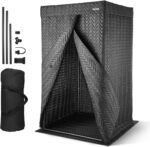 VEVOR Portable Vocal Booth, 6.56 ft Height, Pro-Grade Recording Studio with Travel Bag, Mobile Tablet Stand, Thickened Soundproofing, Sound Isolation Booth for Echo-Free Vocals, Podcasts, Voiceovers - Image 2