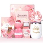 Birthday Gifts for Women, Relaxing Spa Gift Baskets for women, Rose Self Care Get Well Soon Gifts for Her Friend Daughter Sister Wife Coworker Nurse Teacher - Image 2