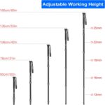 Manbily 65-Inch Camera Monopod, 5 Sections Aluminum Travel Monopod for Canon Nikon Sony DSLR Cameras Video Camcorder, Compact Portable Lightweight（E-222） (Red) - Image 6