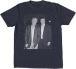 Epstein and Trump T-Shirt He's On The List Tee Gift for Woman Man Trump On The List Epstein Files Shirts Gifts - Image 2