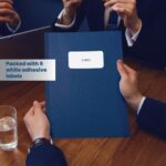 5 Pack of 8.5 ”x11” Pressboard Presentation Binder Folder, Blue Fiberboard Report Cover with Metal Prong Paper Fastener to Neatly Bind Reports, Proposals, Transcripts and Other Documents - Image 6
