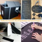 30 Pack Foam Boards 11x15 Inch Foam Core Baking Boards 3/16”Thick Mat Foam Poster Boards Black Polystyrene Foam Board Signboard for Presentations School Office & Art Crafts Projects - Image 6