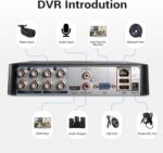 1080P 8CH Surveillance DVR Recorder H.265+ Standalone 4-in-1 CCTV Digital Video Recorder DVR for Security Camera Home Surveillance System, Mobile APP & PC Remote (No Hard Drive) - Image 6