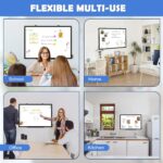 Double-Sided White Board Black Aluminium Frame, 24" x 18" Dry Erase Board Magnetic Whiteboard for Wall, Hanging Mounted Whiteboard Home, School, Office, Kitchen - Image 6