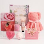 Happy Birthday Gifts for Women Friendship, Get Well Soon Gifts Baskets for Women, Self Care Package, Birthday Basket for Womens, Friends, Coworker Ideas (Best Wishes-PK) - Image 2