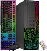 Dell Gaming OptiPlex Desktop RGB Computer PC, Intel Core i5, AMD RX 550 4GB GDDR5, 16GB RAM, 512GB SSD, 24 Inch HDMI Monitor, RGB Keyboard Mouse and Headset, WiFi, Windows 10 Pro (Renewed) - Image 3