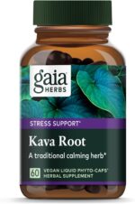 Gaia Herbs Kava Root - Helps Sustain a Sense of Natural Calm and Relaxation* During Times of Stress - Made with Noble Kava Cultivars - 60 Vegan Liquid Phyto-Capsules (20-Day Supply) - Image 2