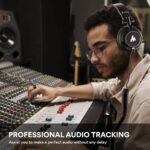 MAONO 50MM Drivers Studio Headphones AU-MH601 Over Ear Stereo Monitor Closed Back Headphones for Music, DJ, Podcast (Black) - Image 4
