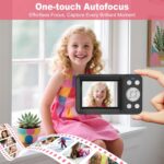 Digital Camera, 4K 64MP, 18X Zoom, Point and Shoot Digital Camera with 64GB SD Card & 2 Batteries, Portable Rechargeable Small Camera for Kids Teens Adult, Black - Image 6