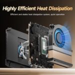 Reatan A6 Mini Gaming PC AMD Oculink Ryzen 7 7840HS (8C/16T, up to 5.1GHz) Mini Desktop Computer, 32GB DDR5 5600MHz 1TB PCle4.0 SSD Mini PC, Quad Display&Dual 2.5G RJ45&HDMI/DP/USB-C, WiFi 6E, BT 5.2 - Image 8