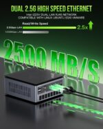 GMKtec Gaming Mini PC, M7 AMD Ryzen 7 PRO 6850H (4.70GHz) Dual NIC LAN 2.5G M7 Desktop Computer, 32 DDR5 RAM +2TB Hard Drive PCle SSD, Dual USB4, HDMI 2.1, USB-C - Image 6