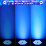 60 LEDs Par Light DMX - 90W RGB Stage Par Light Remote Control Sound Activated Auto Play Uplights for Events Church Club Wedding Party Mobile Music Live DJ Show Entertainment Stage Lighting - Image 5