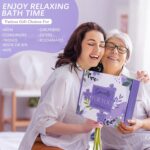 Birthday Gifts for Women, Self Care Gifts for Women, Relaxing Spa Gifts Basket Care Package w/Flannel Blanket, Mothers Day Gifts for Mom Her Best Friend Grandma Sister Wife (Purple) - Image 4