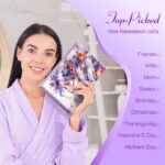 Birthday Gifts for Women, Aoen Unique Spa Relaxation Self Care Gifts for Women Friendship, Best Friend, Mom, Wife, Sister, 8P Purple Get Well Soon Gift Baskets for Christmas, Valentines, Mothers Day - Image 8
