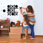Magnetic Tic Tac Toe Wall-Mount Game,Game Room Decor,Hallway Decor,Playroom Decor,Modern Wall Decals for Kids Room,Classroom&Offices,Best Gift for Family, Friends (Black) - Image 6