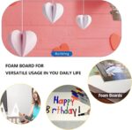 30 Pack White Foam Board for Projects, 12 x 16.5Inch Foam Core Baking Board Mat Board Center, 3/16Inch Thick Polystyrene Foam Sheet for School, Presentation, Signage & Art Crafting - Image 7
