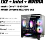 LXZ Gaming PC Desktop, I5-12400F, 2.5GHz, GeForce RTX 3050 6GB, 16GB DDR4 RAM, 1TB NVME SSD, for Gaming and Work, Black - Image 5