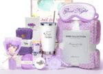 Birthday Gifts for Women Friendship 12pc Get Well Baskets Lavender Self Care Spa Relaxation Gifts Baskets Care Package for Her Girls Mom Wife Girlfriend Mother's Day - Image 2
