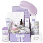 Lavender Spa Gifts Set, 11 Pcs Bath Gift Set for Women, Relaxing Spa Gifts, Bath Spa Gift Basket for Women, Self Care Gifts, Care Package, Home Spa Products, Birthday Gifts for Women, Lavender Gifts - Image 2