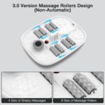 HOSPAN Collapsible Foot Spa with Heat, Bubble, Red Light, and Temperature Control, Foot Bath Massager with 8 Shiatsu Massage Rollers, Pedicure Foot Spa for Relaxation and Stress Relief - Image 3