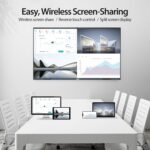 JAV Smart Board 86" Interactive Whiteboard 4K Touchscreen, Digital Presentation Electronic Smart Whiteboard Built-in Camera for Classroom Home Office Studio (Wall Mount Included) - Image 6