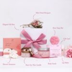 Spa Gifts for Women Bath and Body Gift Basket Mothers Day Gifts Rose Home Spa Set Self Care Gifts for Mom Sister Her Wife Birthday Gift for Women Spa Kit Care Package Thank You Gifts - Image 4