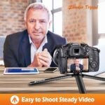 Zeadio Metal Mini Tripod, Desktop Tabletop Stand Tripod with 1/4 Inch Screw for Smooth 4, Crane Plus, Crane 2, Osmo Mobile, Ronin-S, Vimble 2, Gimbal Handle Grip Stabilizer and All Cameras - Image 4