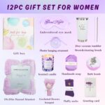 Birthday Gifts for Women Friendship 12pc Get Well Baskets Lavender Self Care Spa Relaxation Gifts Baskets Care Package for Her Girls Mom Wife Girlfriend Mother's Day - Image 3