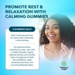 Pure Calm and Relaxing Magnesium Supplement - Magnesium for Stress Support & Rest Ease for Adults - High Absorption Mg Citrate Gummies with L Theanine & Ashwagandha for Muscle Cramps - 90 Count - Image 5