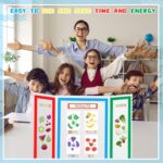 Henoyso 116 Sheets Science Fair Board Supplies 20 Printable Presentation Science Subtitles 80 Scalloped Bulletin Borders 8 Letter Sticker 8 Project Title for School Office (Board No Included) - Image 7