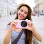 Digital Camera, 4K 64MP, 18X Zoom, Point and Shoot Digital Camera with 64GB SD Card & 2 Batteries, Portable Rechargeable Small Camera for Kids Teens Adult, Purple - Image 8