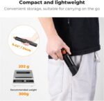 K&F Concept Invisible Selfie Stick, Extension Long Pole（120cm/47.2in） Compatible with Insta360 X5/X4/X3 GoPro Hero 13/12/11 DJI OSMO Pocket 3, 1/4" Extended Monopod with GoPro Adapter. - Image 8