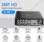 1080P 8CH Surveillance DVR Recorder H.265+ Standalone 4-in-1 CCTV Digital Video Recorder DVR for Security Camera Home Surveillance System, Mobile APP & PC Remote (No Hard Drive) - Image 5